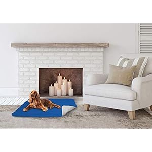 Elegant Cojín para Perros, Blanco y Blanco, 40x30x10 cm