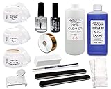 nails acrylic ideas XL Acryl Starter Set XL Acryl Set 4 3x 20g Acrylpuder Klar Weiß Make-Up Apricot 100ml Liquid 100ml Cleaner Pinsel