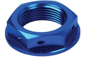 SCAR Tuerca Dirección Compatible con YAMAHA YZ YZ-F YZ-X YZ-FX WR-F 125 250 450 94-23 - Azul