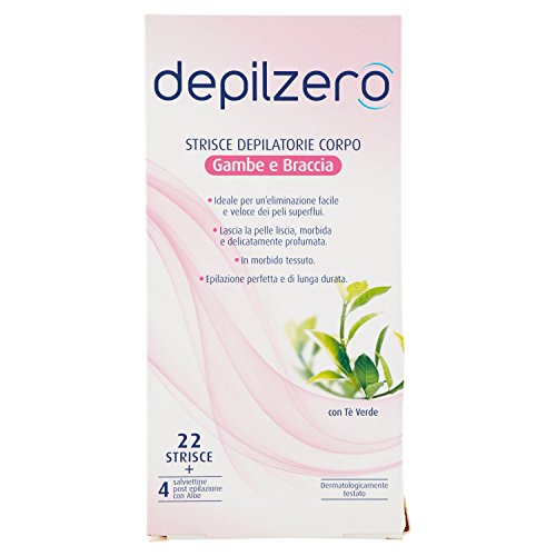 Strisce Depilatorie Per Il Corpo Depilzero Gambe E Braccia 22 Pezzi