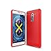 Produktbild SsHhUu Huawei Honor 6X H¨¹lle, Carbon Fiber Design Look Ultra Slim Leicht Anti-Scratch STOfest H¨¹lle Gummi TPU Phone Case f¨¹r Huawei Honor 6X / Mate 9 Lite 2016 (5.5") Rot