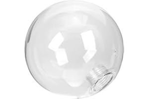 SAFIGLE Verre Globe Abat-Jour De Remplacement Clair Rond G9 12Cm Lumière Couverture Sphère Balle Abat-Jour Pour Luminaires Appliques Murales Lustre Pendentif Lumière