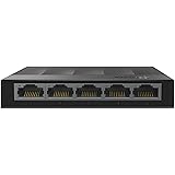 TP-Link LS1005G 5-Port Desktop Switch (5 x Gigabit Auto-Negotiation RJ45 Ports, IEEE 802.3x, Plug and Play, energiesparend, P