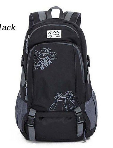 ZQ 40L L Rucksack Camping & Wandern / Reisen Outdoor Wasserdicht / Wasserdichter Verschluß / Atmungsaktiv Gelb / Grün / Rot / Schwarz / Blau Green