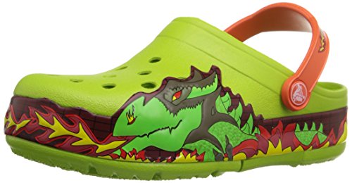 crocs with fire