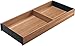 Produktbild RONIN FURNITURE FITTINGS® BLUM AMBIA LINE Holz-Rahmen für LEGRABOX Schubkasten TERRASCHWARZ/TENNESSE NUSS - Nennlänge 500mm - Breite 200mm (ZC7S500RH2)