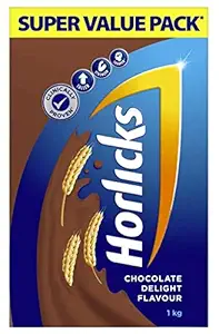 Horlicks Chocolate Health & Nutrition Drink 1 kg Refill Pack, For immunity and 5 signs of growth