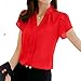 New Women Ladies Girls Blouse Formal Western Slim Fit Shirt Office Wear Short Sleeve Feminine Tops RS.999.00