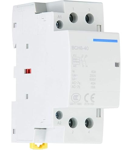 Heschen Contacteur AC Domestique, HSR1-40, Ie 40A, 2 Pôles