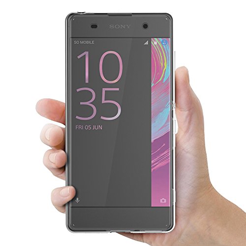 Funda Sony Xperia XA  AICEK Transparente Silicona 360  Full Body Fundas para Sony Xperia XA Carcasa Silicona Funda Case  5 0  