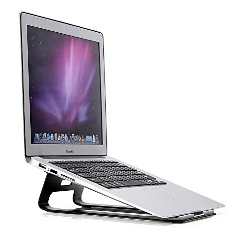 Koolertron Aluminium Laptop Ständer für Apple MacBook Air MacBook Pro und alle anderen Laptops (schwarz ) - 6