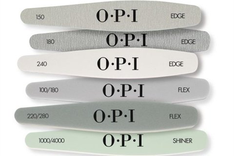 OPI Nail File Set for Manicure Pedicure Professional Sample Pack 6 Files