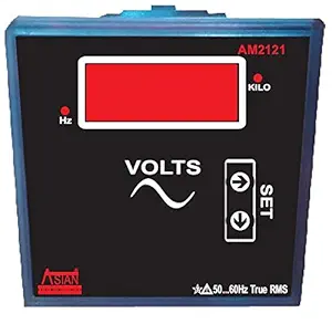 Asian AM 2121 Single Phase Digital Voltmeter 96x96 mm