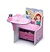 Disney Princess Chair Desk with Storage Bin-E (Purple)