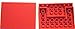 Produktbild LEGO CITY - 2 KEILSTEINE / RAMPEN / SCHRÄGSTEINE IN ROT 10° mit 6x8 Noppen z.B. FÜR MARKISE ODER DACH - 4515