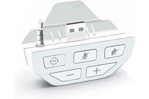 SUTINNA Stereo Headset Adapter for Xbox One Controller, Headset Adapter Controller Audio Adapter Headphone Converter(white)