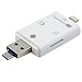 Produktbild SD TF Kartenleser,DREILO Speed Kartenleser 3-in-1 Externen Speichererweiterung,SD Card Reader Adapter Datenkabel Kamera Kit Kartenlesegerät Kartenleser