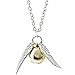 Accessorisingg Harry Potter Golden Snitch With Wings Pendant For Girls[PD032] RS.299.00