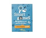 Diseño divertido y moderno Smart Games Kids - Una gymkana en casa con pruebas de ingenio para niños a partir de 6 años