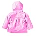 Arrowhunt Baby Girls' Cute Floral Printed Waterproof Hooded Coat Raincoat Pink