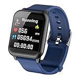 Sport Smart Armband Schlaf Pulsmesser Fitness Tracker Schrittzähler Armbanduhren Smartwatch