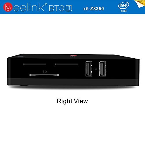 Mini-PC Desktop Beelink BT3Ⅱ 4K Intel Atom x5-Z8350 Processor 64Bit Intel HD Graphics 400 DDR3 2GB bis zu 1.92GHz ,Unterstützt Windows system and Linux system , WiFi IEEE 802.11a / b / g / n 2.4G/5.8G Ethernet 1000Mbps LAN Bluetooth BT 4.0 - 6