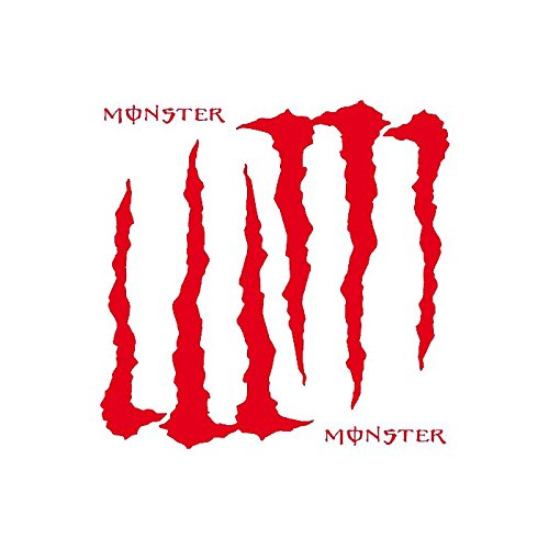 Aufkleber Set Sticker Monster Energy ref: spon-077 rot