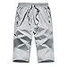 Produktbild UJUNAOR Badeshorts Herren Kurz Badehose Männer Vielfarbig Schnelltrocknend Strandhosen Freizeit Beachshorts(Grau,X-Large)