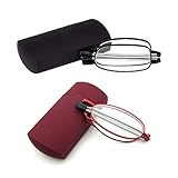 El paquete incluye: Plegables Gafas de Lectura *2 (El mejor regalo para los padres y los abuelos.)