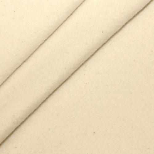 B1 Bühnen - Molton Stoff Meterware Breite 300cm Roh-Weiss / natur