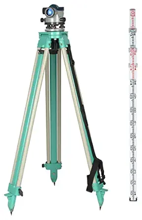 Bosch KKg_49 Combo of Gol32D Automatic Level, Heavy Duty Aluminum Tripod and 4 M 4 Fold Leveling Staff