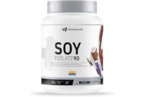 MM SUPPLEMENTS - SOY Isolate 90-1 Kg - Proteína Aislada de Soja - Bajo en Grasas y Azúcares - Con LACTOSA - Ayuda a Aumentar Masa Muscular - con Complejo de Enzimas Digestivas - Sabor Chocolate