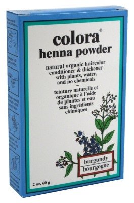 Colora Henna Powder Hair Color Burgundy 2oz (6 Pack)