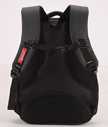 Leefrei Laptop Rucksack Notebook Rucksack Schulrucksack Unisex Rucksack (15,6 Zoll, Schwarz1) - 8