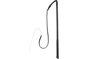 NAROOTE Martinet pour Chien, Fouet Cuir Grand Fouet de Dressage pour Chiens de Taille Moyenne en Peau de Vache, Fouet pour Chien, pour Le Dressage de Chiens