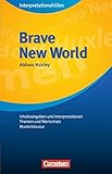 Image de Cornelsen Senior English Library - Literatur: Ab 11. Schuljahr - Brave New World: Interpretationshil