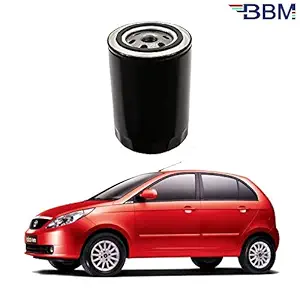 BBM High performance Oil Filter Compatible With Tata Indica Vista Petrol Engine [Random Colour]