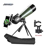 Grünen FMC Antireflex Beschichtung reduziert das reflektierte Licht in der Objektivlinse und verbessert die Lichtdurchlässigkeit, Bildhelligkeit und Bildschärfe. 60mm großes Objektiv und 23mm Okular mit einer Vision Kombination aus Weitwinkel und HD sind bequemer, Objekte ohne Augenermüdung und Schwindel zu sehen.