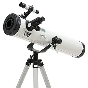 Galileo Telescope 76mm Telescope for Stars Moon and Galaxy Long Distance 76700 Reflector Astronomical
