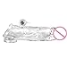 Produktbild Dulexo Penis Vibrator Extender Kondom, Wiederverwendbare Silikon Penismanschette / Penishülle zur Penisverlängerung, Penisvergrößerung & Erektionssteigerung, Spielzeug für Männer (Transparent)