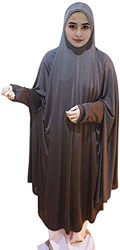 Desert Dress Long Prayer Dress Islam Large Overhead Abaya Jilbab Muslim Clothes Ihram Black