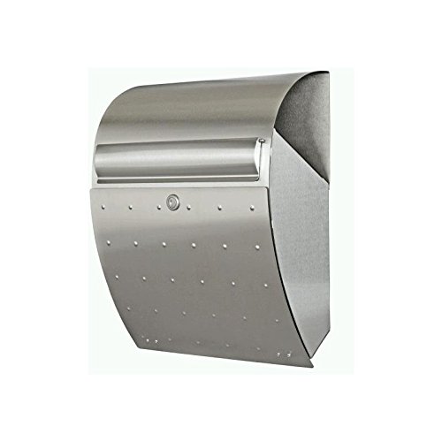 Preisvergleich Produktbild Heibi Briefkasten mit Zeitungsfach, Edelstahl