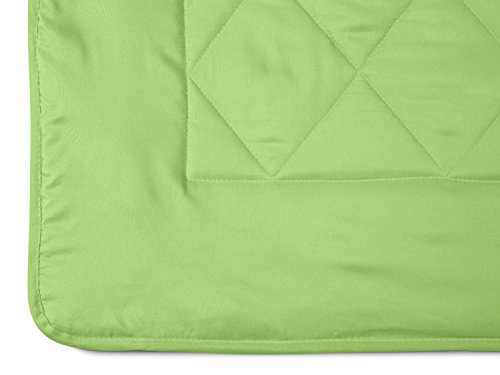 Doppelpack zum Sparpreis – Leichtsteppbetten aus samtweichem Mikrofasergewebe – Maße ca. 135 cm x 200 cm – vielseitig verwendbar – erhältlich in 8 modernen Farben – geprüfte nach Öko-Tex Standard 100, apfel - 5
