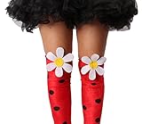 Marienkäferkostüm in rot-schwarz für Damen | Größe 40 | 1-teiliges Mariekäfer-Kostüm mit Overknees| Käfer-Faschingskostüm für Frauen | Marienkäferkleid für Karneval - 