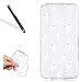 Produktbild Hülle für Motorola Moto G5,Transparent Hülle für Motorola Moto G5,Leeook Kreativ Schön Cute Weiß Seelöwe Painted Entwurf Ultra Dünn Schlank Weich TPU Rubber Schutzhülle Transparent Handyhülle Crystal Clear Silikon Durchsichtig TPU Bumper Case Cover für Motorola Moto G5 + 1 x Schwarze Eingabestift-White Sea Lion