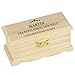Produktbild Holztruhe klein Schatztruhe Holzbox Truhe Dose Verpackung Deko Kiefer Natur mit individueller Gravur 122 x 58 x 57 mm