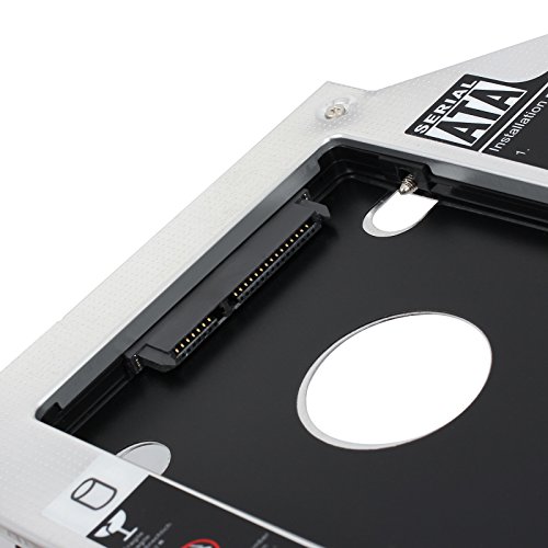 Proster Festplattenrahmen 2.5″SATA SSD HDD Caddy Laufwerkschacht für Apple MacBook Pro Unibody 13 15 17 SuperDrive DVD Laufwerk - 6