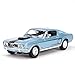 Produktbild SXET-Modellauto Modellauto-Legierung Modellauto 1:18 Ford Mustang 1968 Oldtimer-Sammlung Modellspielzeug-Ornamente (Farbe : Hellblau)