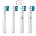 Produktbild U-Prime® Ersatz Aufsteckbürsten,kompatibel mit Braun Oral-B Precision Clean/Flexisoft EB17-4(SB-17A)Aufsteckbürsten(für elektrische Zahnbürsten),4 Stück(1er-Pack).