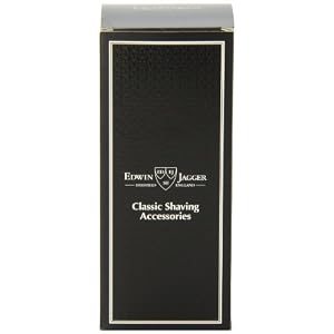 Edwin Jagger Super Badger Shaving Brush with Drip Stand - Medium, Imitation Ebony - Image 6